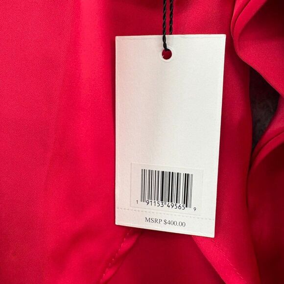 Jason Wu Pink Satin Button Down Blouse XS NWT $400 Long Sleeve Shirt - Picture 8 of 11